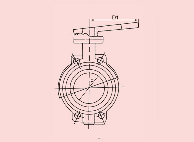防結露鋁合金壓鑄蝶閥
